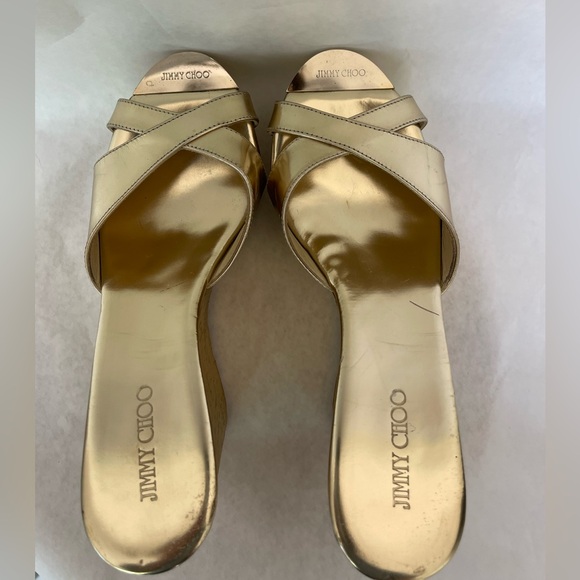 Jimmy Choo Cork Wedge Sandal - Picture 4 of 7